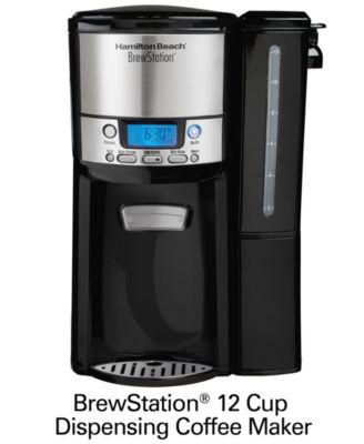 Hamilton Beach BrewStation 12-Cup Dispensing Coffeemaker - Macy's