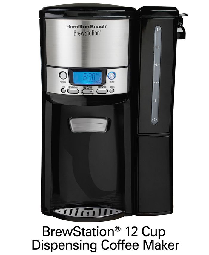 Hamilton Beach BrewStation 12Cup Dispensing Coffeemaker Macy's