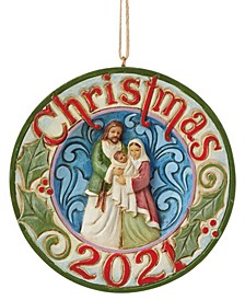 Holy Family Dated 2021 Ornament