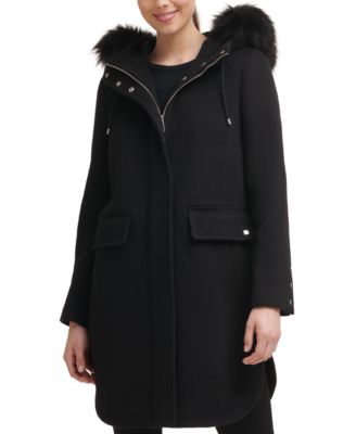 calvin klein wool coats