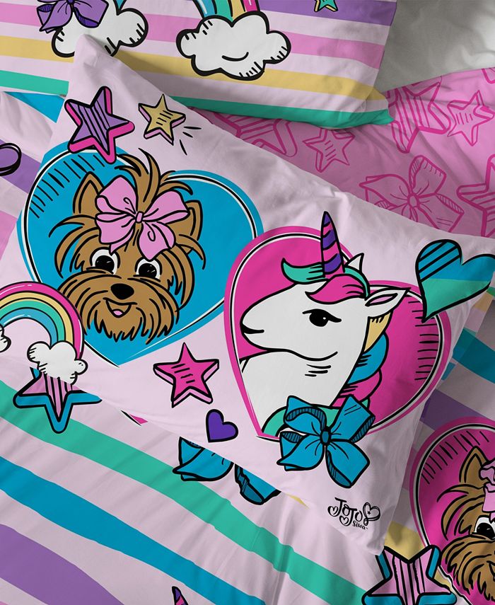 Jojo Siwa Unicorn Shine Full Bed Set, 5 Pieces Macy's