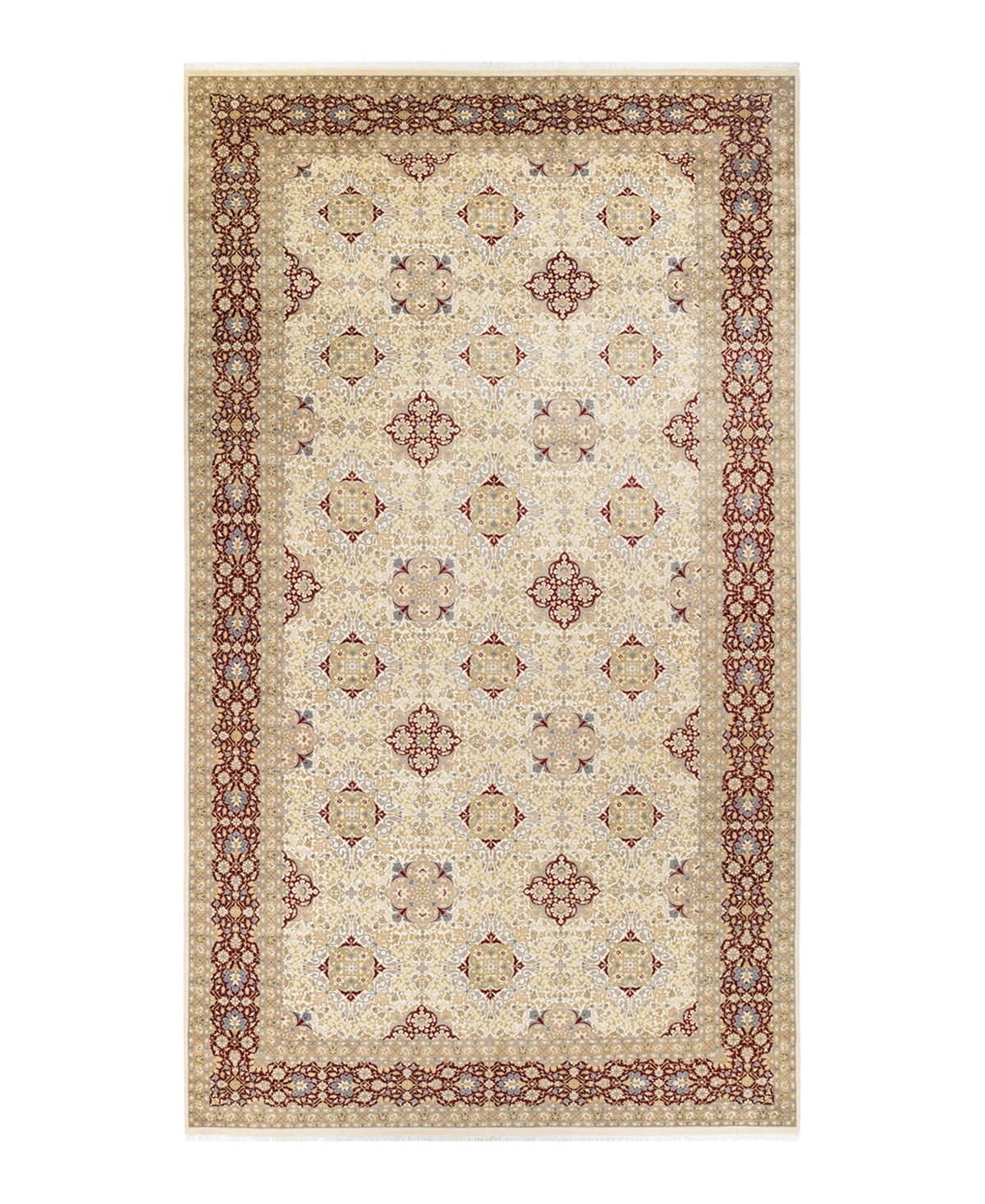 Closeout! Adorn Hand Woven Rugs Mogul M1200 9'2in x 16'6in Area Rug - Ivory