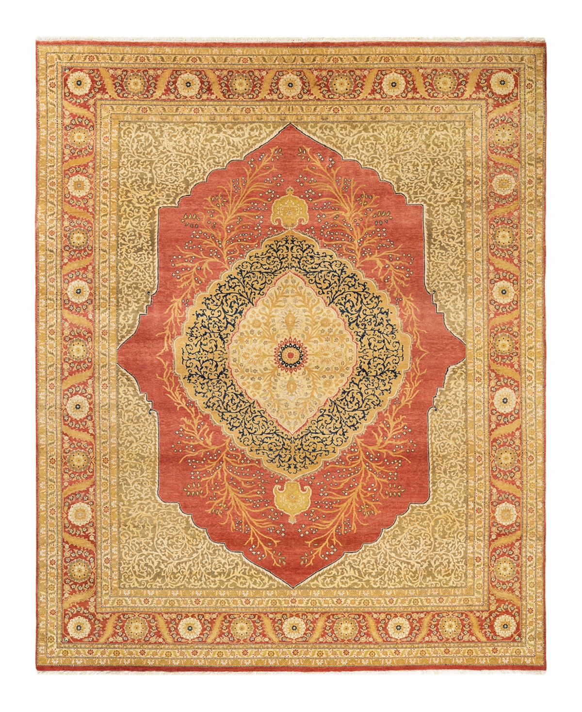 Closeout! Adorn Hand Woven Rugs Mogul M1422 8' x 10'2in Area Rug - Rust