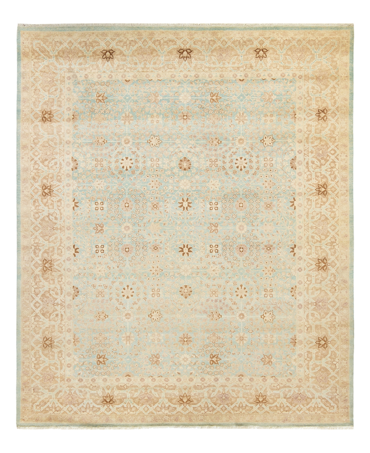 Closeout! Adorn Hand Woven Rugs Mogul M1598 8'4in x 9'10in Area Rug - Mist