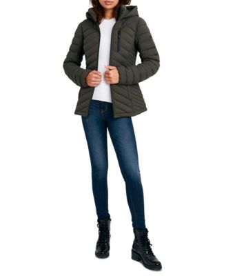 Nautica Hooded Packable Puffer Coat 