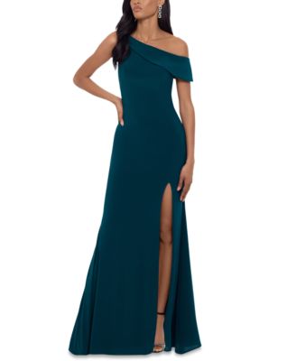 xscape dresses one shoulder