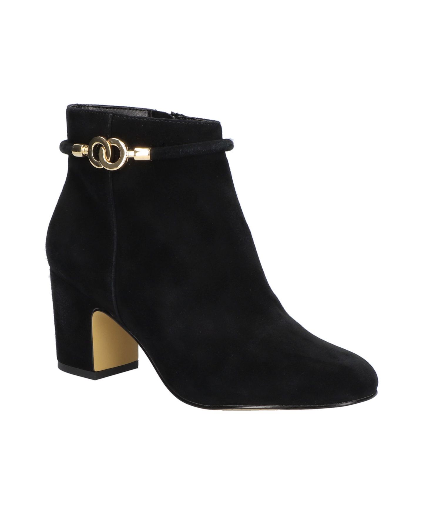 Женские ботинки Bella Vita Diaz Booties, цвет: Чёрный замшевый кожаный — фото 1