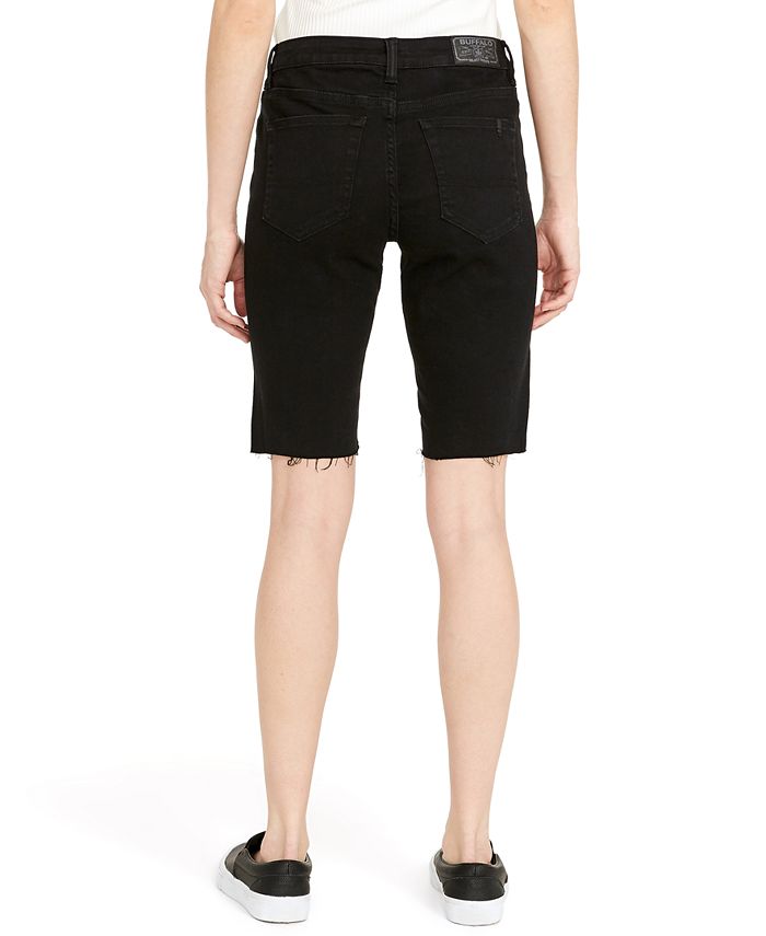 Buffalo David Bitton MidRise Denim CutHem Boyfriend Shorts Macy's