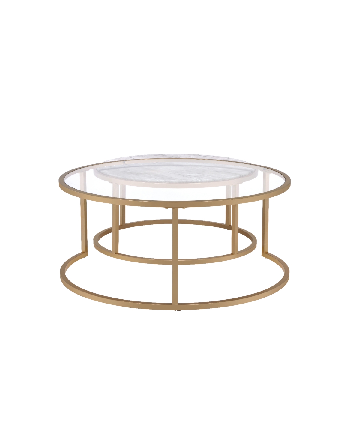 Acme Furniture Shanish 2-Piece Nesting Table Set