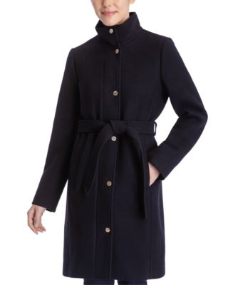 Michael Kors Women's Petite Belted Coat, Created for Macy's - Macy's