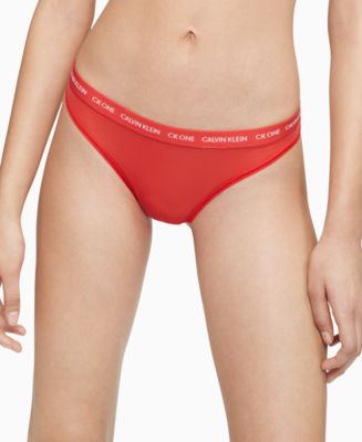 Calvin Klein CK One Micro Singles Thong Underwear QD3790 - Macy's