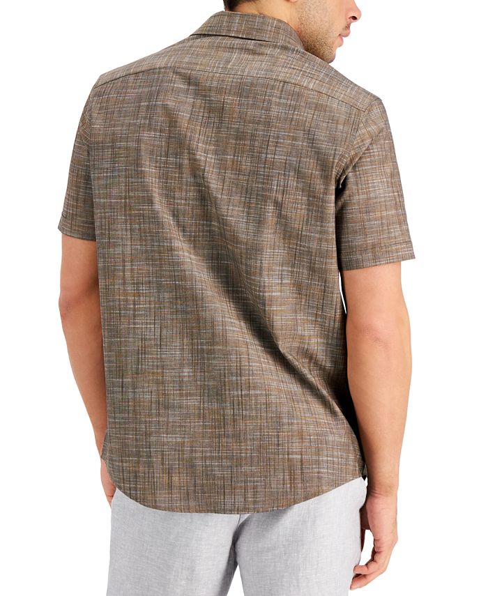 Tasso Elba Men's Monlasio Textured Shirt, Created for Macy's - Macy's