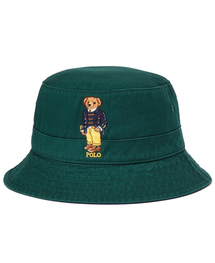Polo Ralph Lauren Men's Polo Bear Chino Bucket Hat - Macy's
