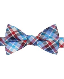 Men's Plaid Pre-Tied Bow Tie