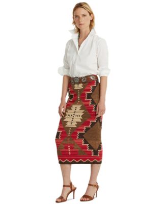 ralph lauren southwestern skirt