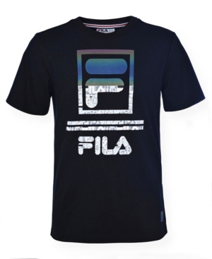 Fila Big Boys Dayson Oil Slick F Logo Tee
