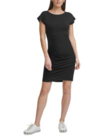 Cap-Sleeve Sheath Dress