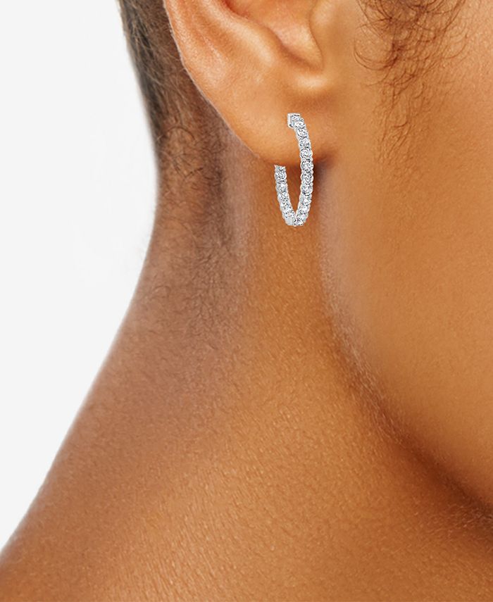 Macys diamond earings Sale