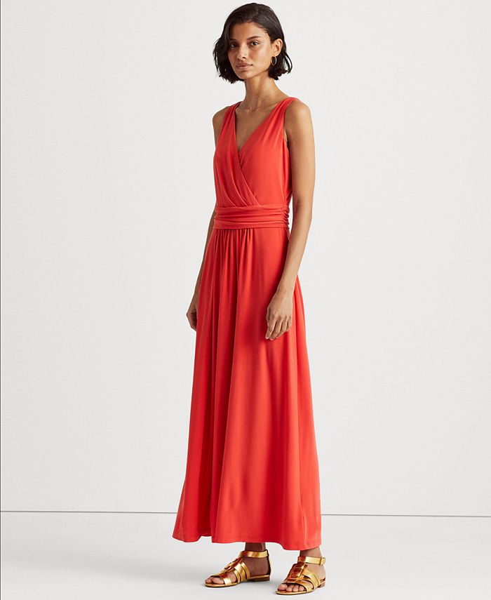 Lauren Ralph Lauren Jersey Sleeveless Dress - Macy's