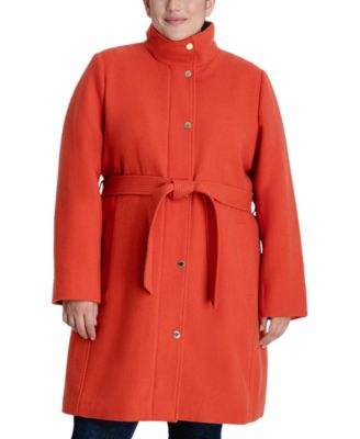 Orange Plus Size Coats for Women - Macy's