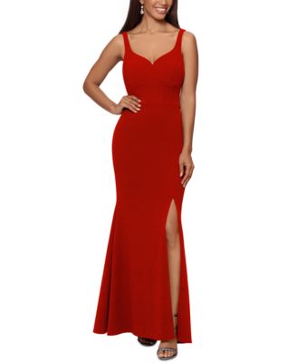 XSCAPE - High-Slit Evening Gown