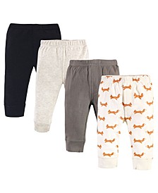 Baby Boys and Girls Pants, 4 Piece Set