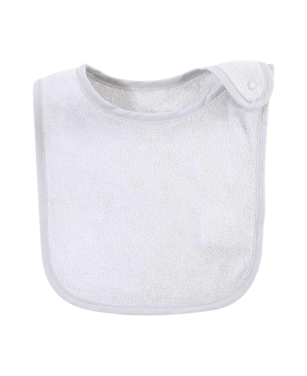 Hudson Baby Infant Unisex Rayon from Bamboo Terry Bibs, Soft Neutral, One