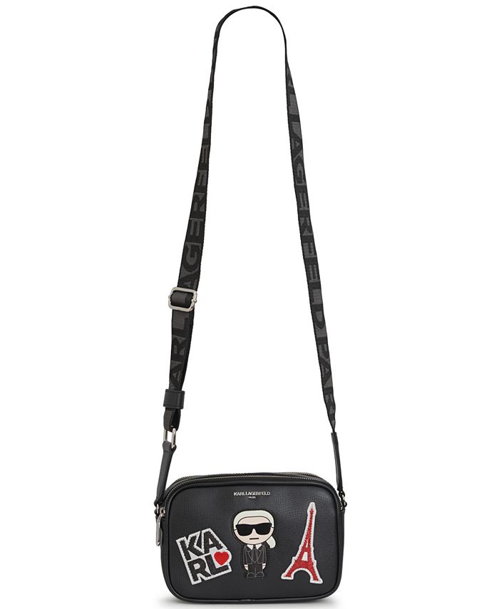 Karl Lagerfeld Paris Maybelle Camera Crossbody & Reviews Handbags