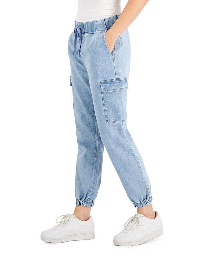 Tinseltown Juniors' High Rise Sporty Utility Jogger Pants - Macy's