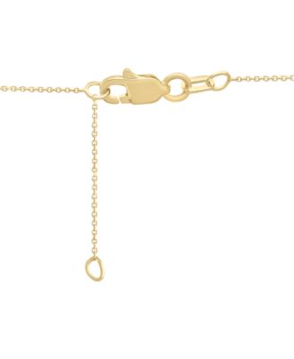 Diamond Sun Pendant Necklace (1/10 ct. t.w.) in 14k Gold Created for Macy's (Also available in Black Diamond)