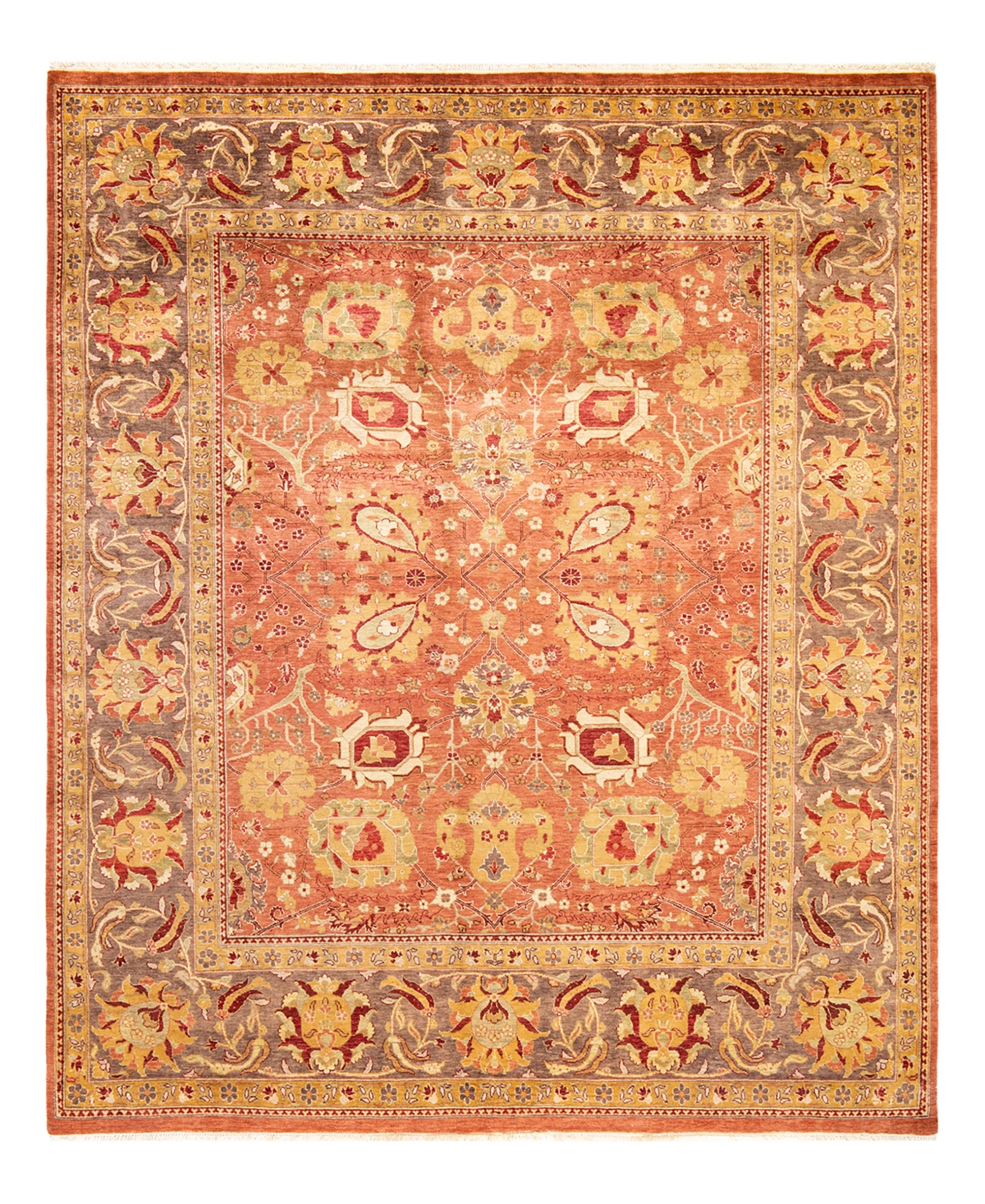 Closeout! Adorn Hand Woven Rugs Eclectic M1749 8'1in x 9'9in Area Rug - Pink