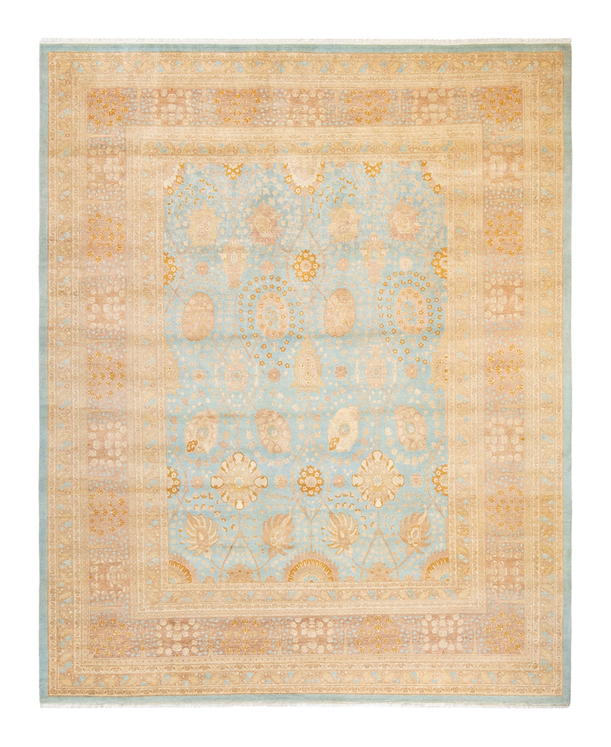 Closeout! Adorn Hand Woven Rugs Mogul M1749 8'4in x 10'6in Area Rug - Mist