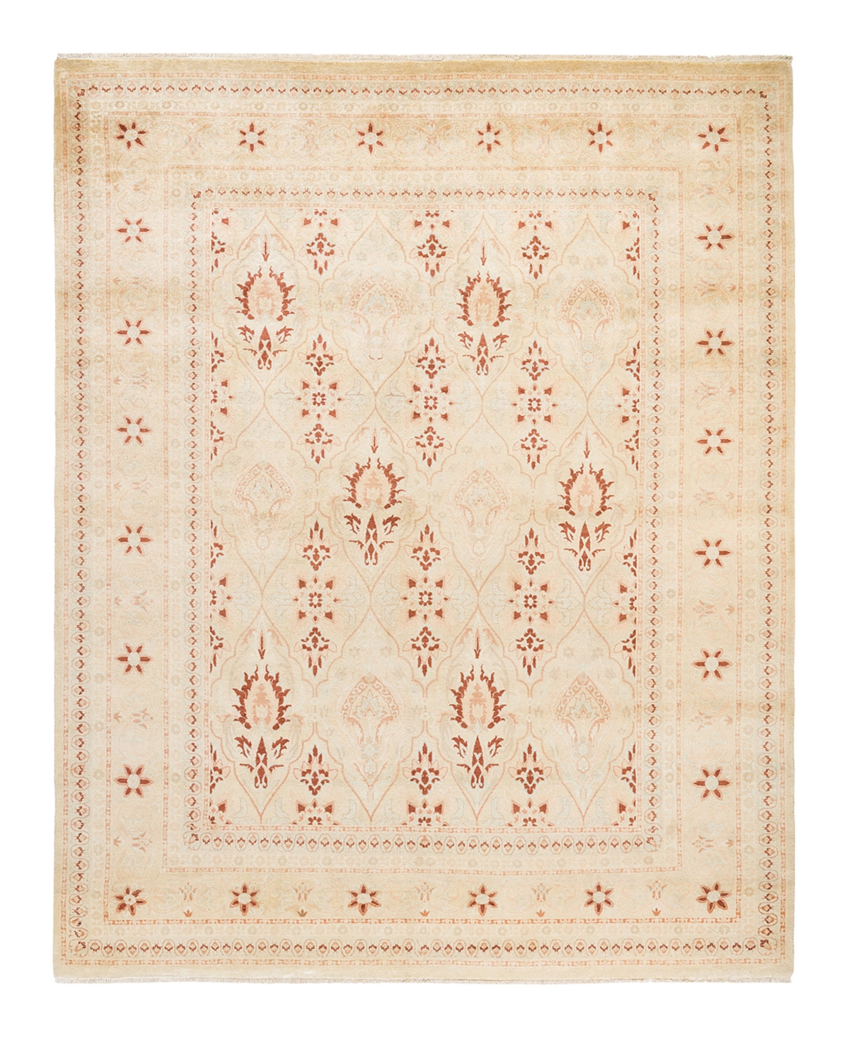Closeout! Adorn Hand Woven Rugs Mogul M1462 8'1in x 10' Area Rug - Ivory