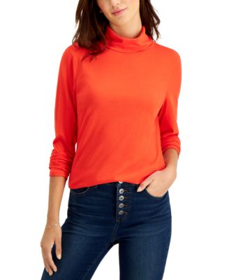 macys turtleneck tops