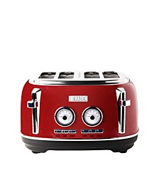 Dorset 4-Slice Toaster with Browning Control, Cancel, Reheat and Defrost Settings - 75040