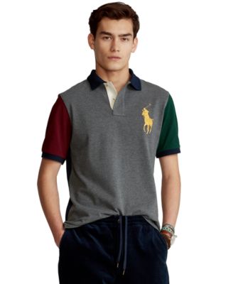 classic fit big pony mesh polo shirt