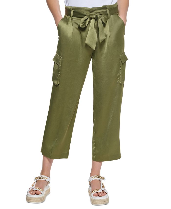 Belted cargo deals pants womens