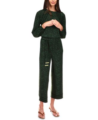 Michael Kors - Printed Belted Jumpsuit