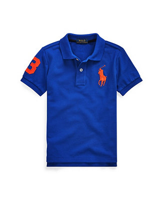 Polo Ralph Lauren Little Boys Classic Fit Mesh Polo Shirt & Reviews ...