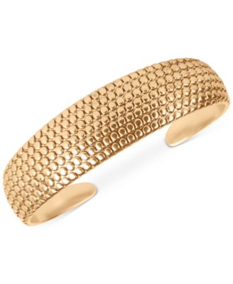 honeycomb cuff bracelet