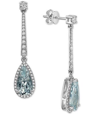 EFFY Collection EFFY® Aquamarine (3-7/8 Ct. T.w.) & Diamond (5/8 Ct. T ...