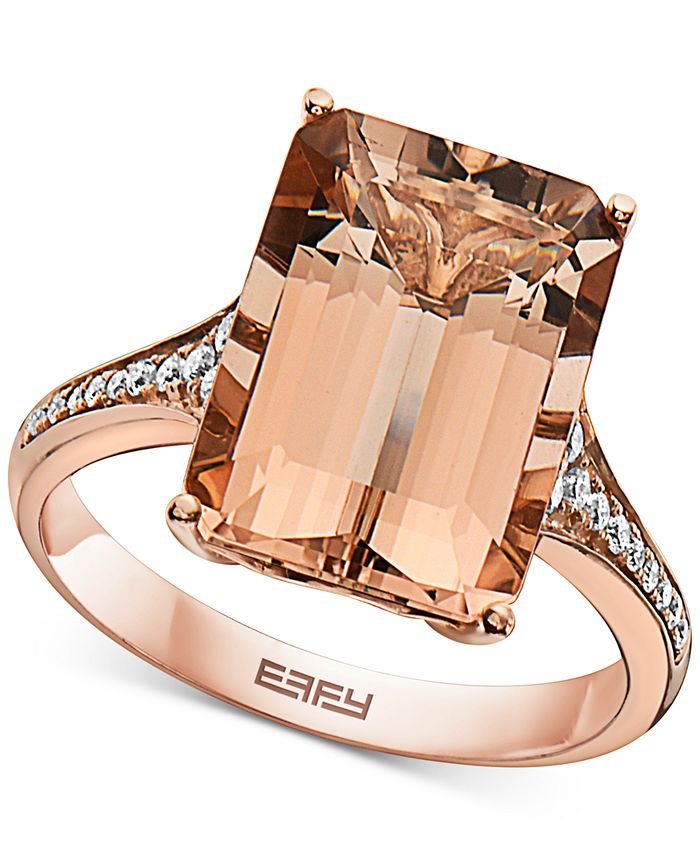 7 carat morganite on sale ring