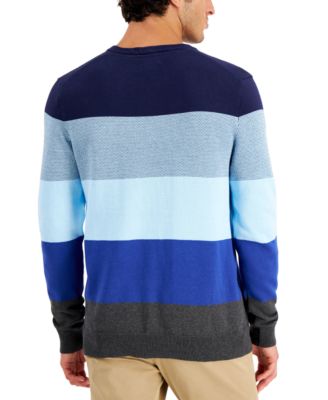 mens striped pullover