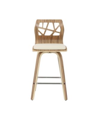 Folia Mid-Century Modern Counter Stool, Set of 2