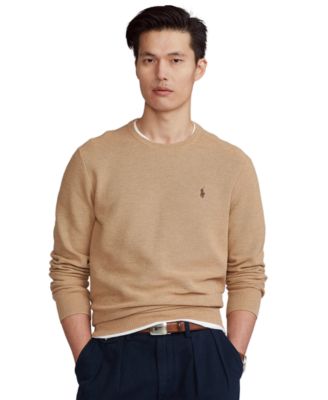 ralph lauren men's cotton crew neck sweaters