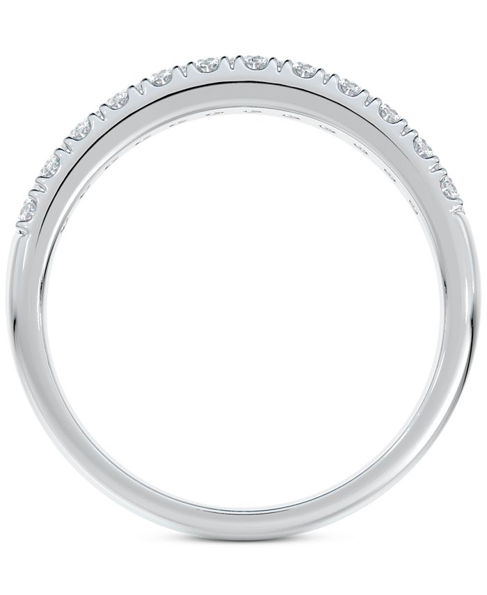De Beers Forevermark - Diamond Two Row Band (5/8 ct. t.w.) in 14k White Gold