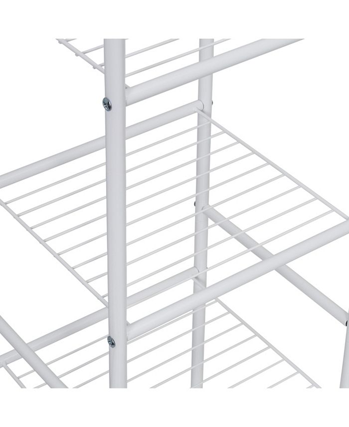 Honey Can Do 6Tier White Bathroom Storage Shelving Unit Macy's