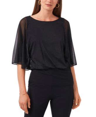 MSK - Glitter Mesh Top