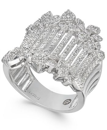 EFFY Collection - Diamond Wide Statement Ring (1 ct. t.w.) in 14k White Gold