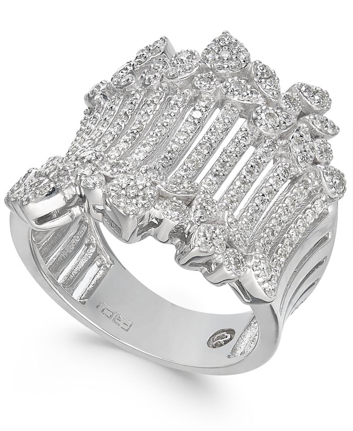 EFFY Collection EFFY® Diamond Wide Statement Ring (1 ct. t.w.) in 14k